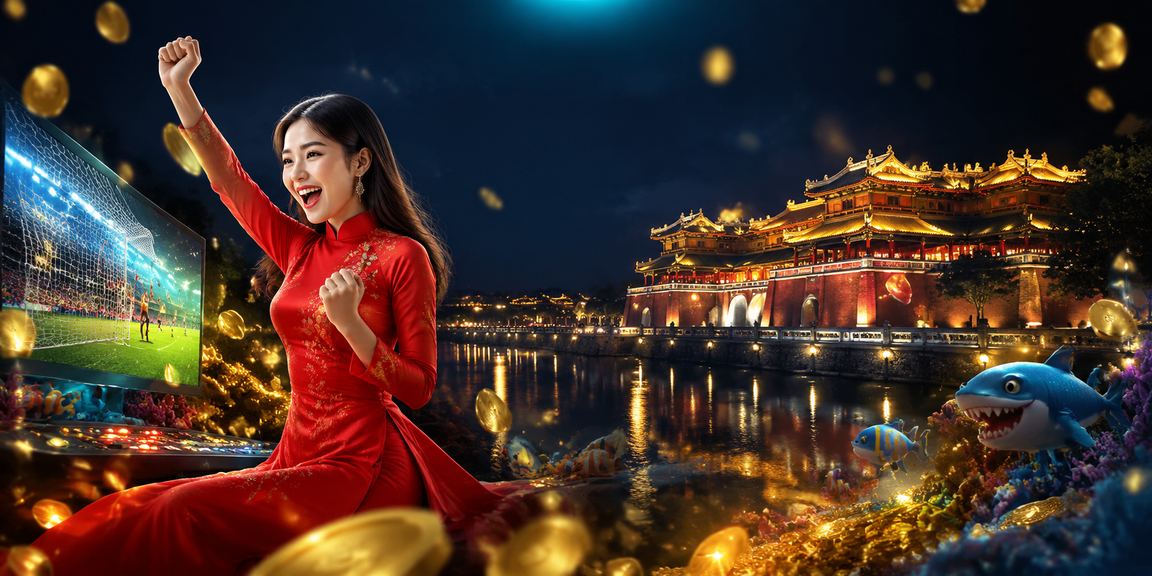 Không gian casino trực tuyến thanh lịch tại Huế với tà áo dài – hình ảnh giải trí văn hóa và cân bằng